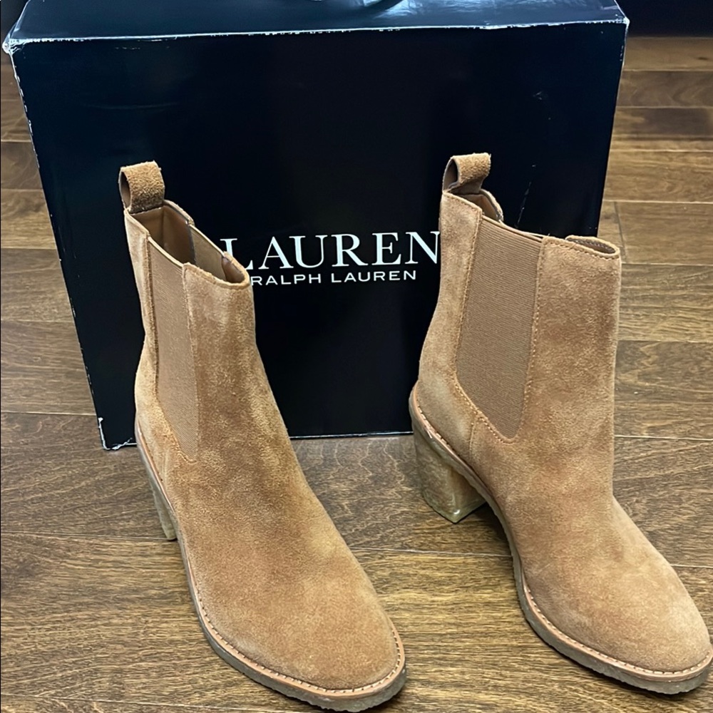 NIB, Ralph Lauren MARIANNA Suede Boots